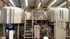 <b>2000L Beer Brewing Equipment have send to France</b>