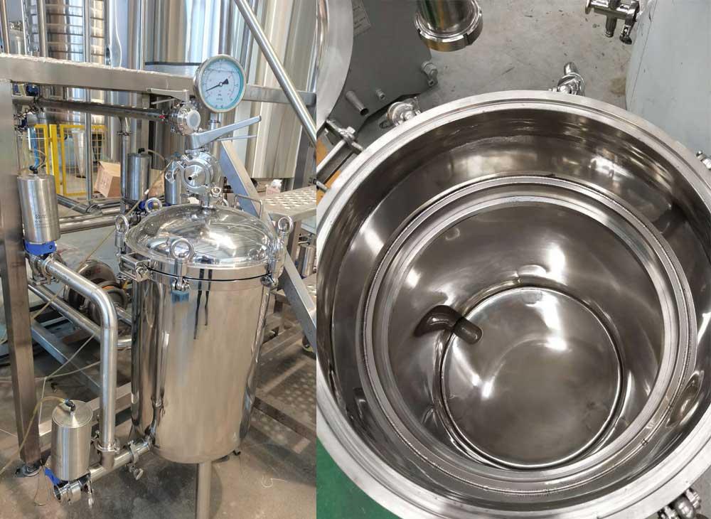 What's a Hop back, brewery, brewhouse, beer kettle tun, wort boiling, wort cooling, beer fermentation tank