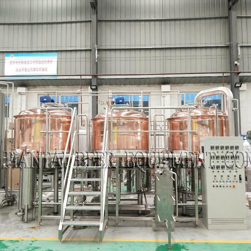 1200L copper brewhouse