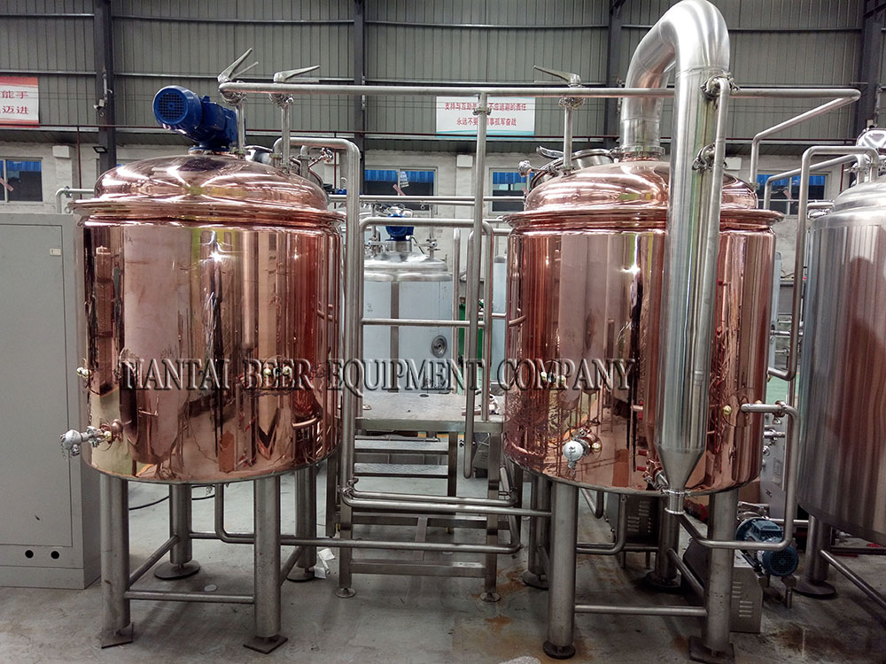 500L copper brewhouse