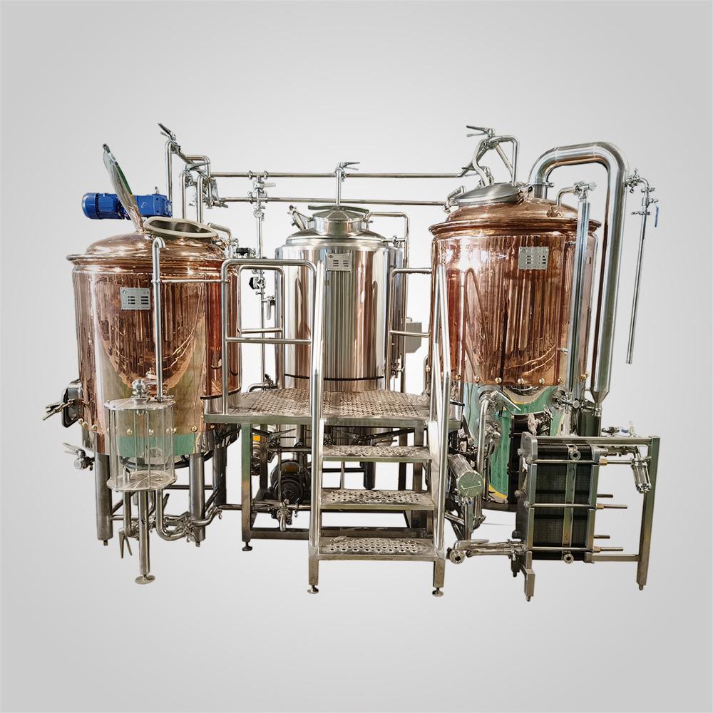 <b>3BBL 2-vessels Copper Brewhouse</b>