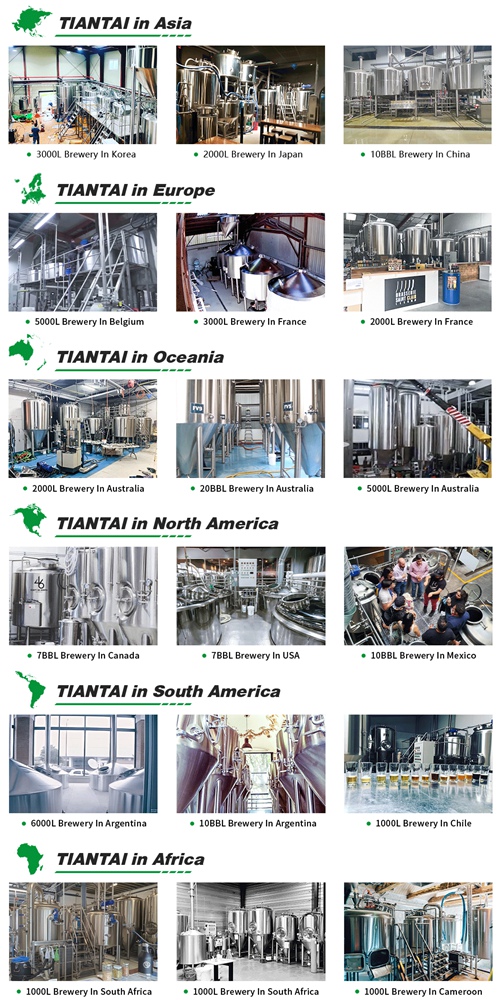 Sistema de sala de cocimiento de 12000L